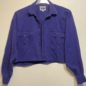 Dockers Cropped Button Up